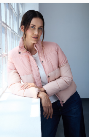 CAMPERA BICOLOR MARGOT OJOROJO