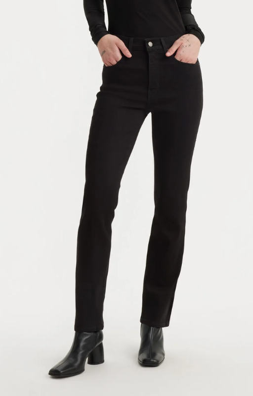 jean hi rise stright negro (5)
