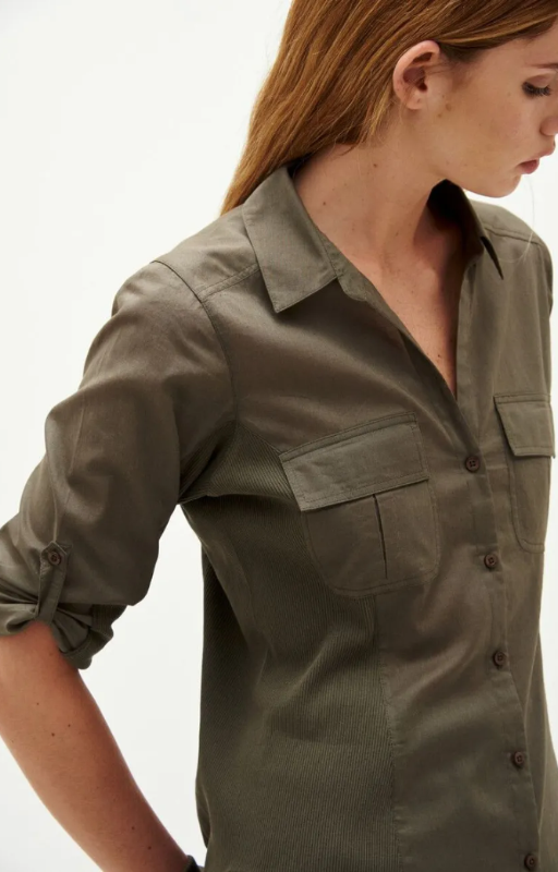 Camisa Belek verde militar