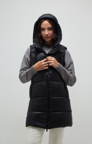 CHALECO LARGO PILAR OJOROJO