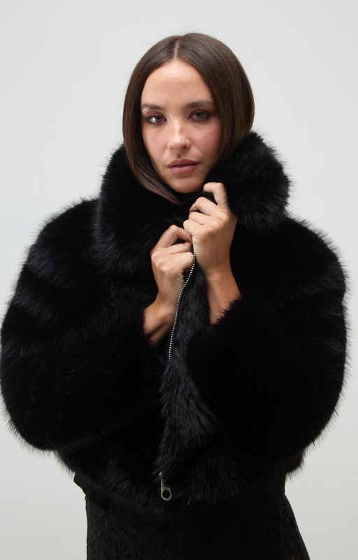 tapado piel Dua Lipa negro 944 (1)