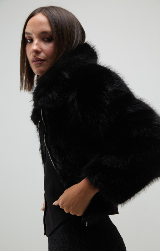 tapado piel Dua Lipa negro 944 (6)