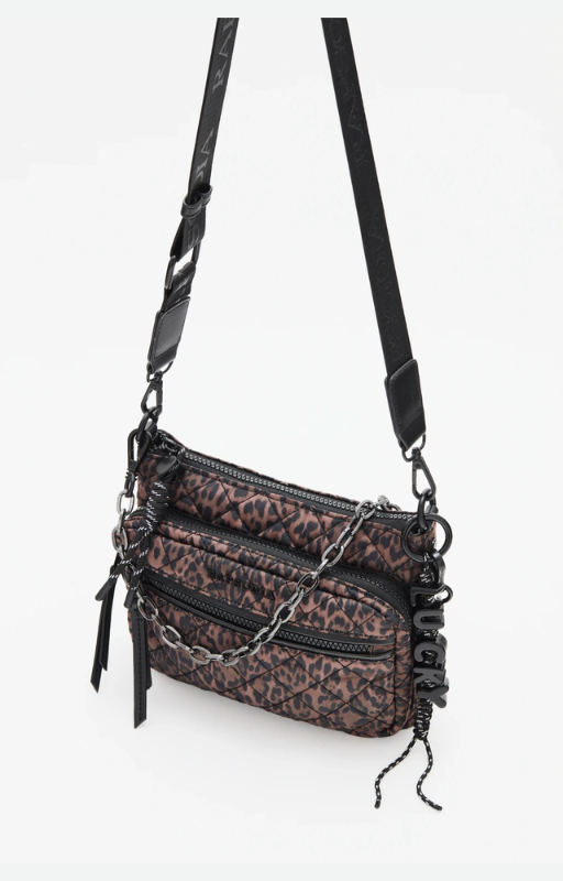 cartera city animal matelasse marron (1)
