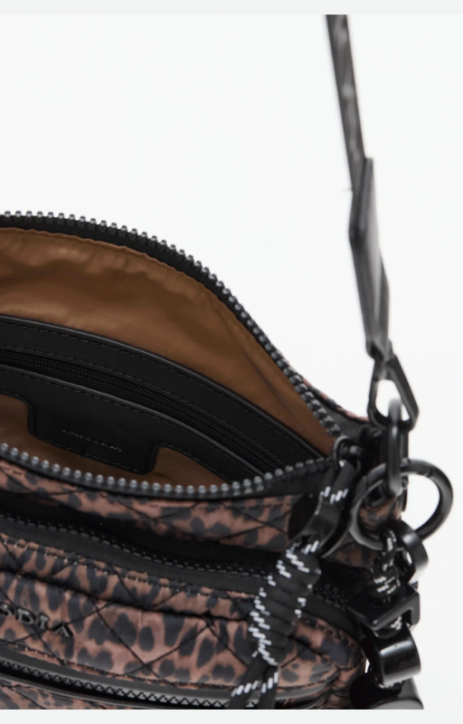 cartera city animal matelasse marron (3)