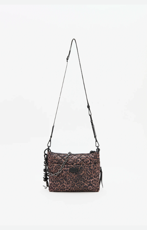cartera city animal matelasse marron (4)
