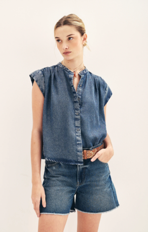 CAMISA MELI TENCEL RAPSODIA